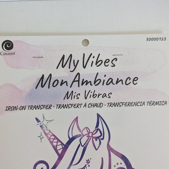 NWT 'Unicorns Are My Spirit Animal' T-Shirt Iron On Transfer My Vibes Summer DIY - Picture 7 of 9